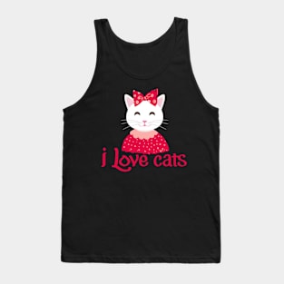 I Love Cats Tank Top